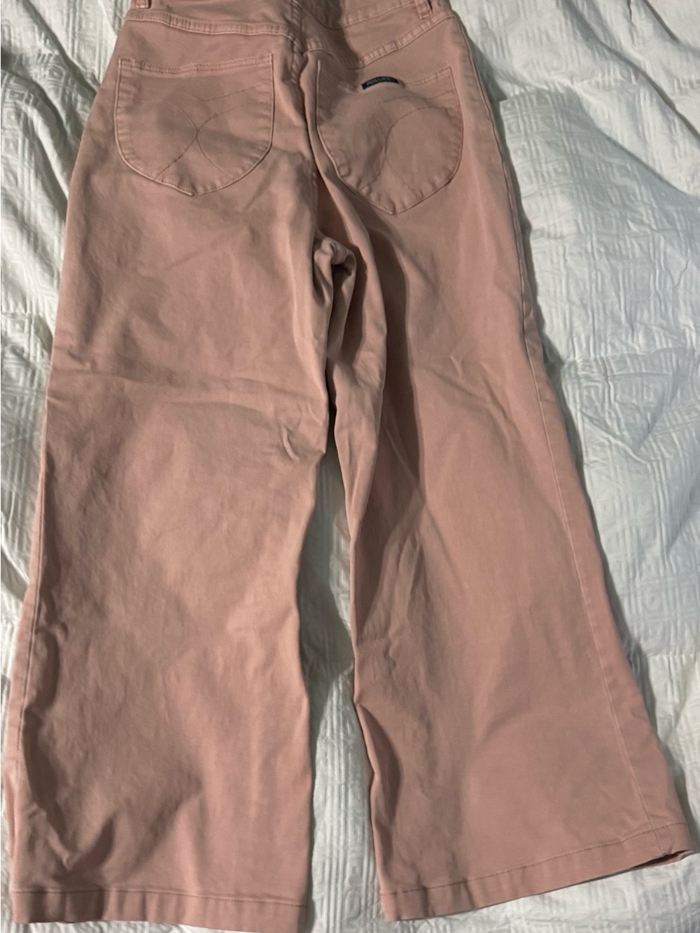 ROLLAS High Rise Wide Leg Sailor Jeans Pink Women's Size 27 - Picture 12 of 14